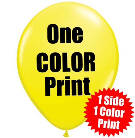 Balloon Printing 1 Colour